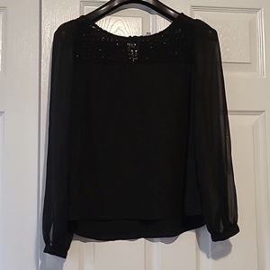 Black Long Sleeve Blouse